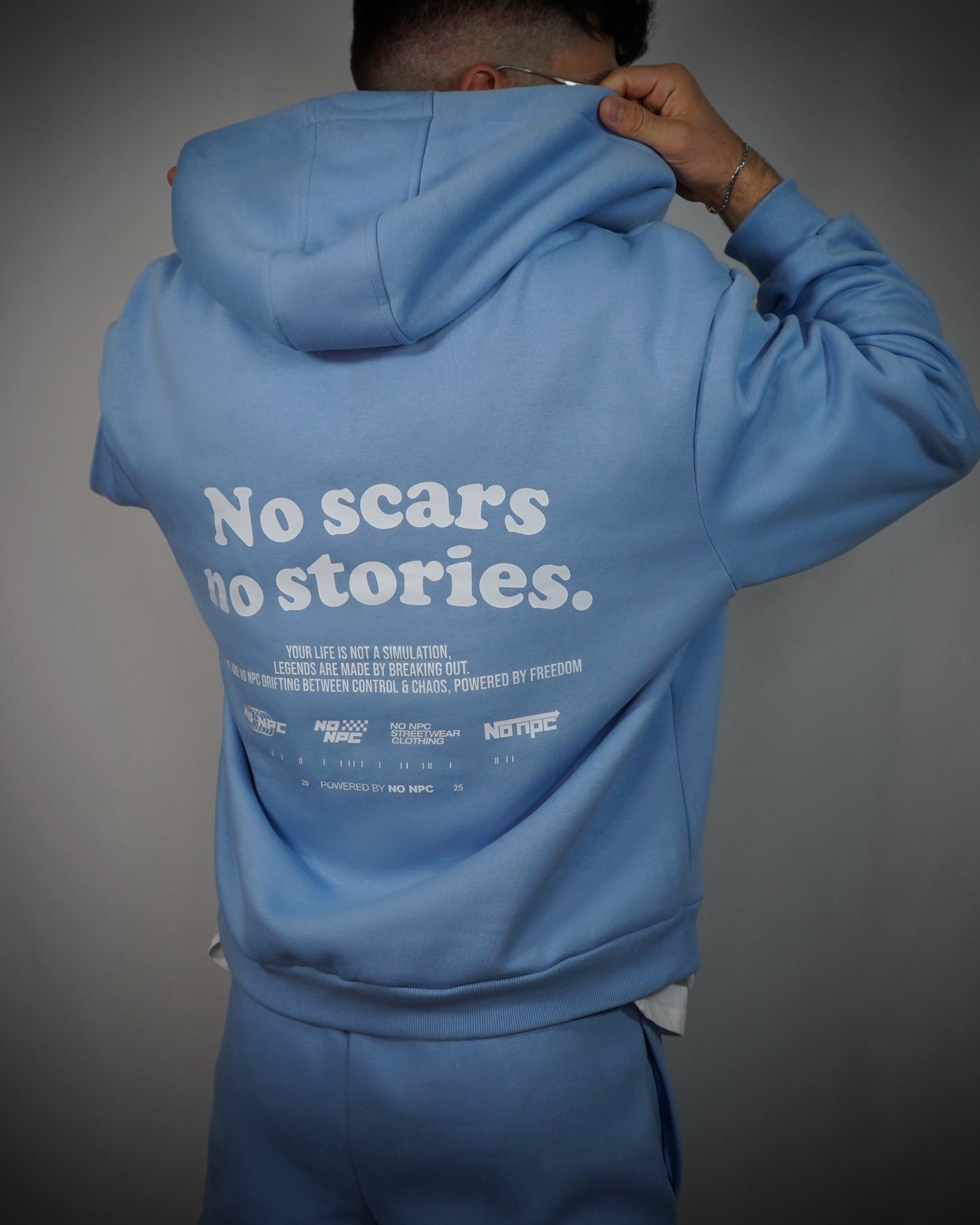 NO SCARS NO STORIES ZIPPER