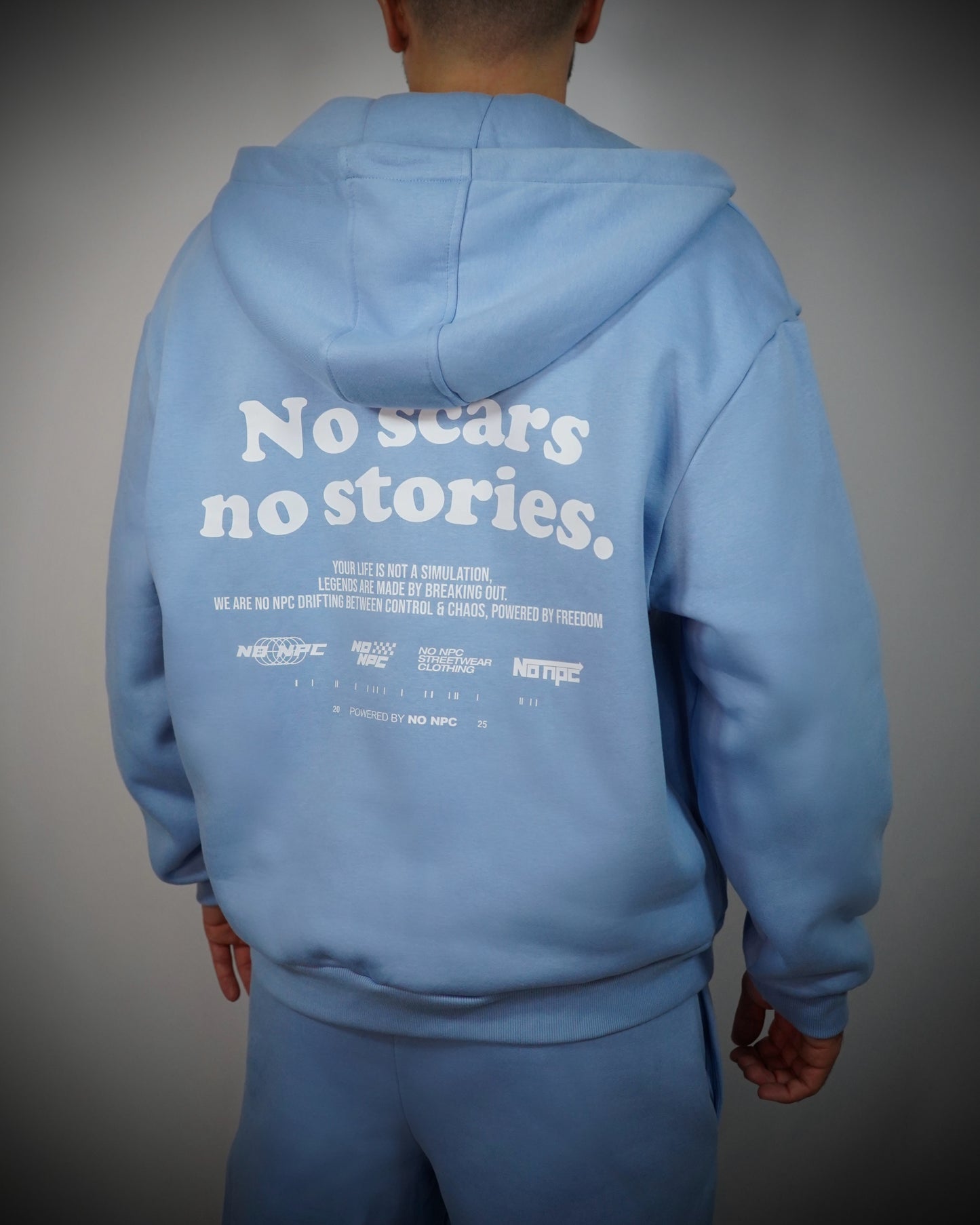 NO SCARS NO STORIES ZIPPER